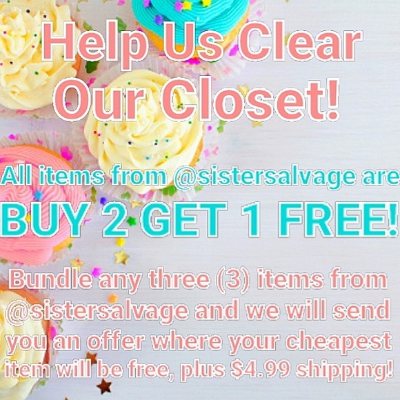 🧁WHOLE CLOSET BUY TWO GET ONE FREE SALE!🧁 - Picture 1 of 1